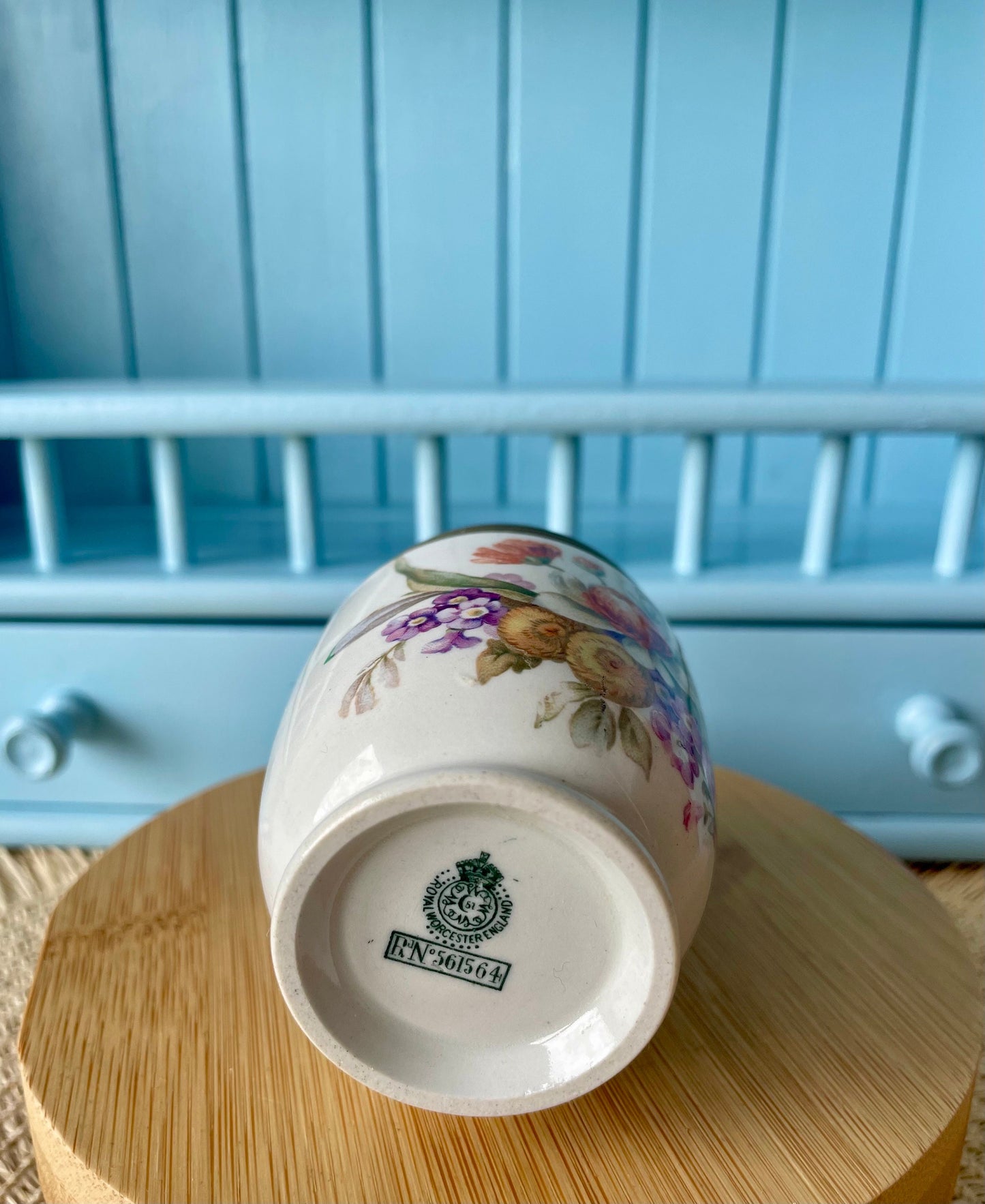Antique Royal Worcester Egg Coddler: Made in 1910 a Delightful Table Treasure, Egg Coddler for 1 Egg, Very Rare, Vintage Condition, England