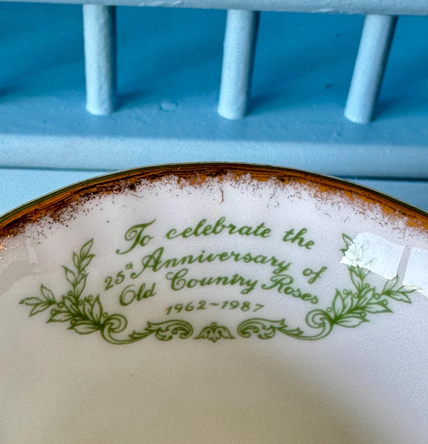Vintage Royal Albert 25th Anniversary 'Old Country Roses' CoffeeCup and Saucer, Fine Bone China, Special Edition Royal Albert, England