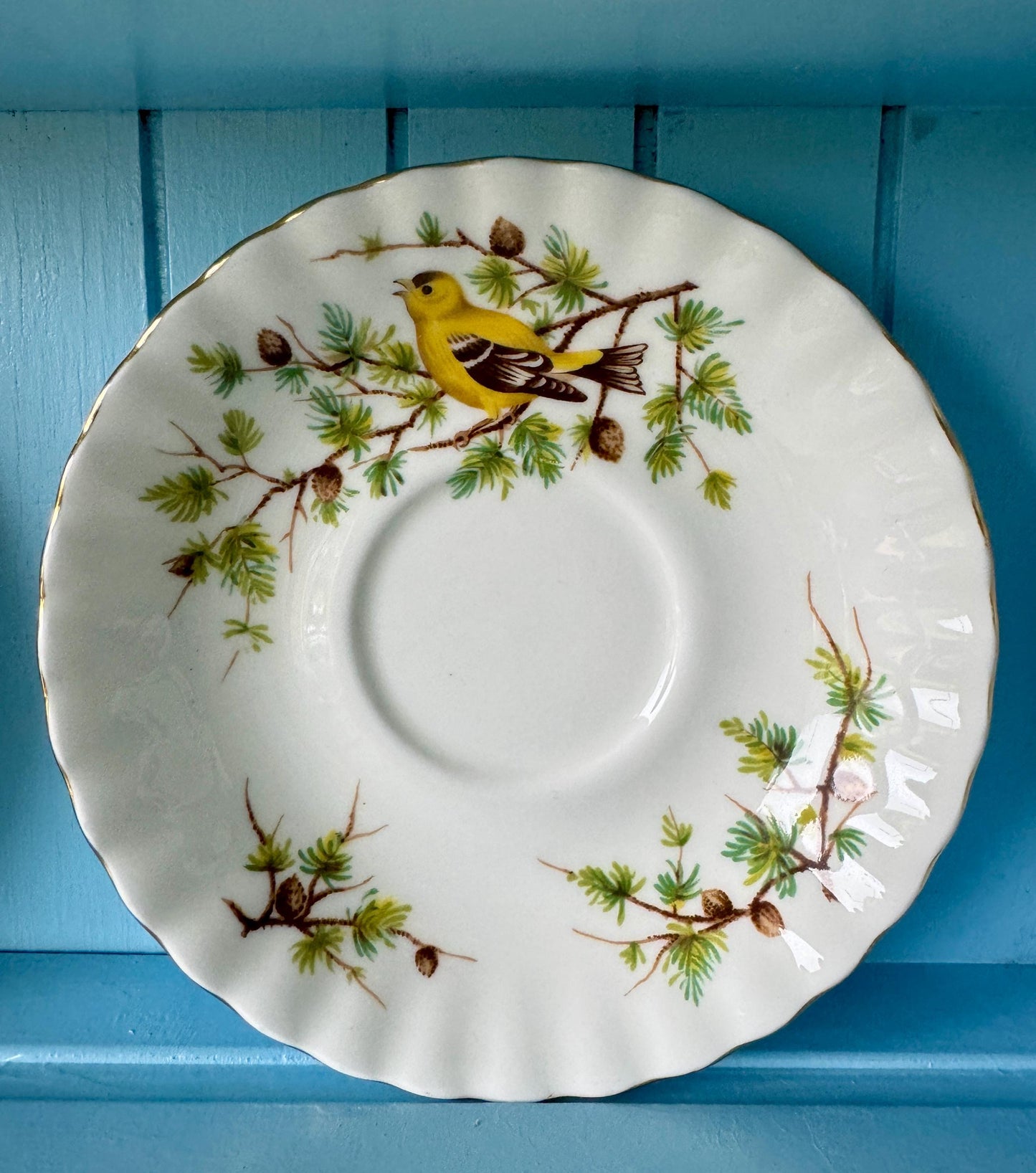 Vintage Royal Albert "Woodland Series" Different Sized Teacups & Saucers, Fine Bone China, Previously Loved Vintage, Sold Individually