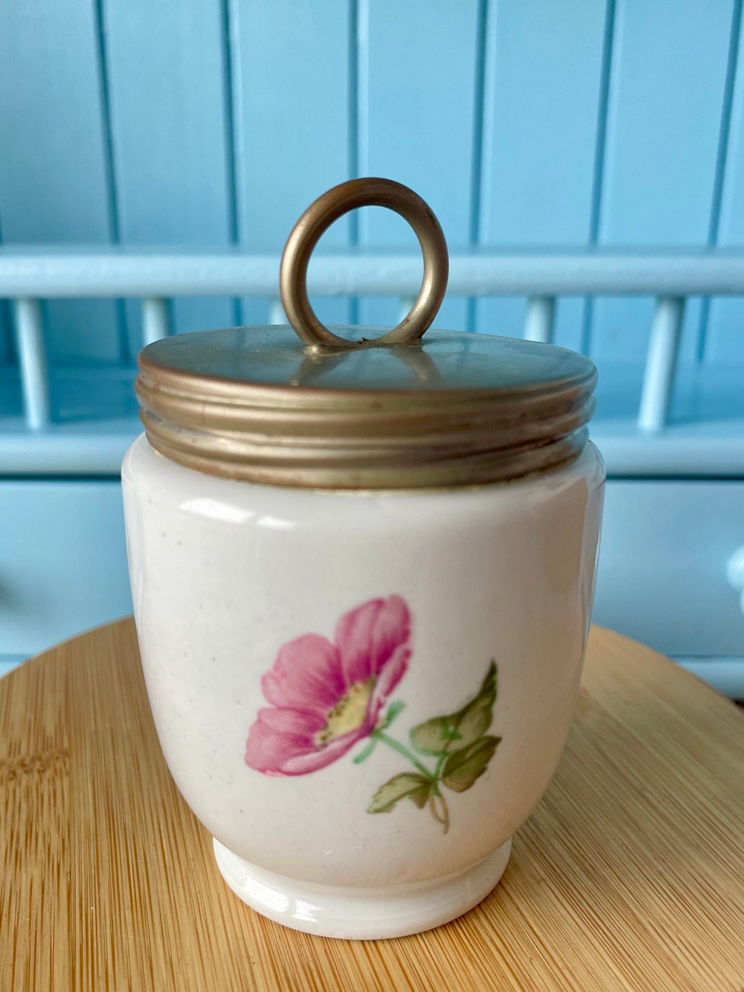 Antique Royal Worcester Egg Coddler: Made in 1910 a Delightful Table Treasure, Egg Coddler for 1 Egg, Very Rare, Vintage Condition, England
