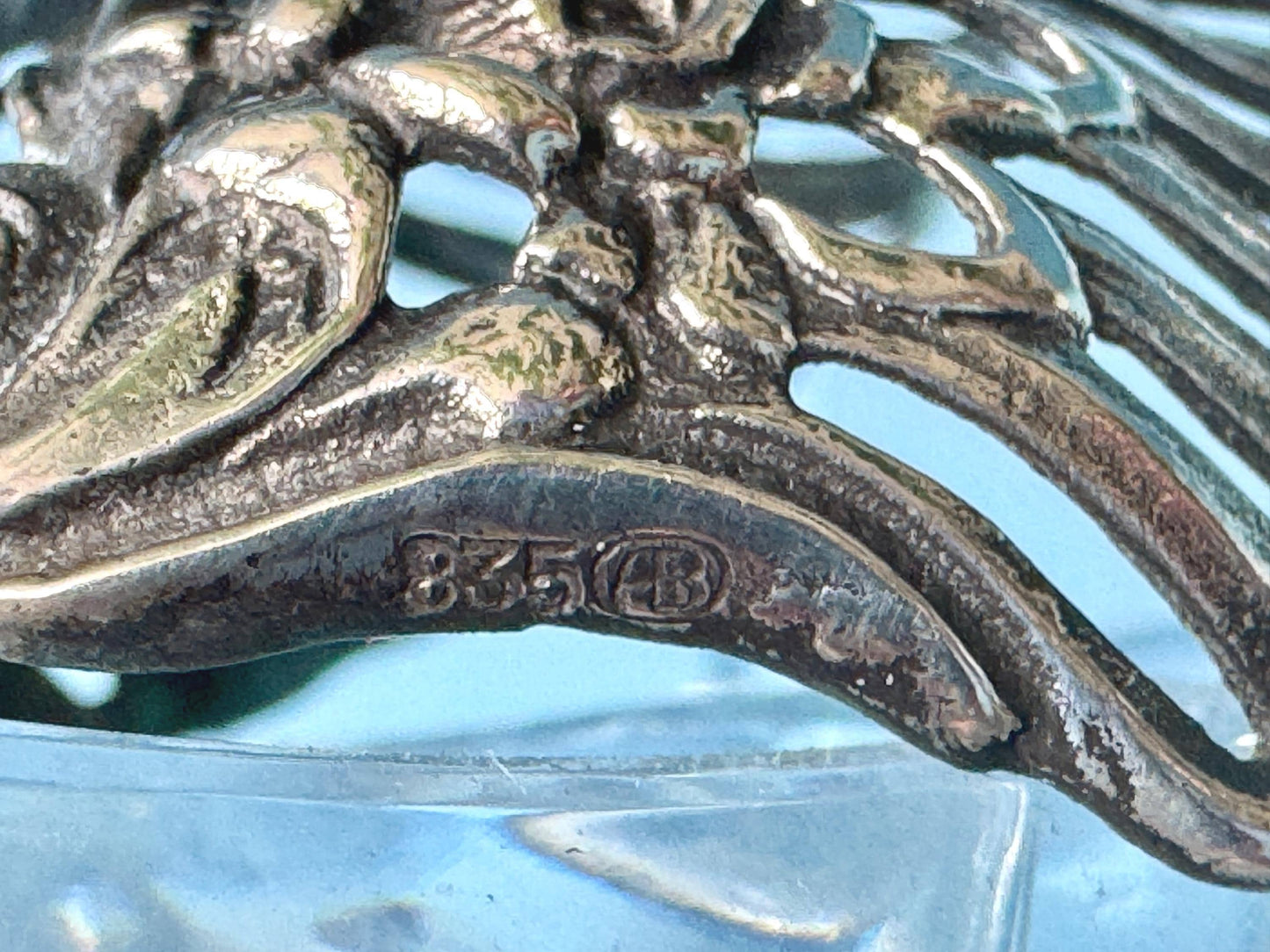 Antique Swan Salt Cellar, Hallmarked 835 silver, AB maker’s mark—likely crafted by Bonebakker & Zoon Amsterdam (c. 1905–1910), Perfect Gift