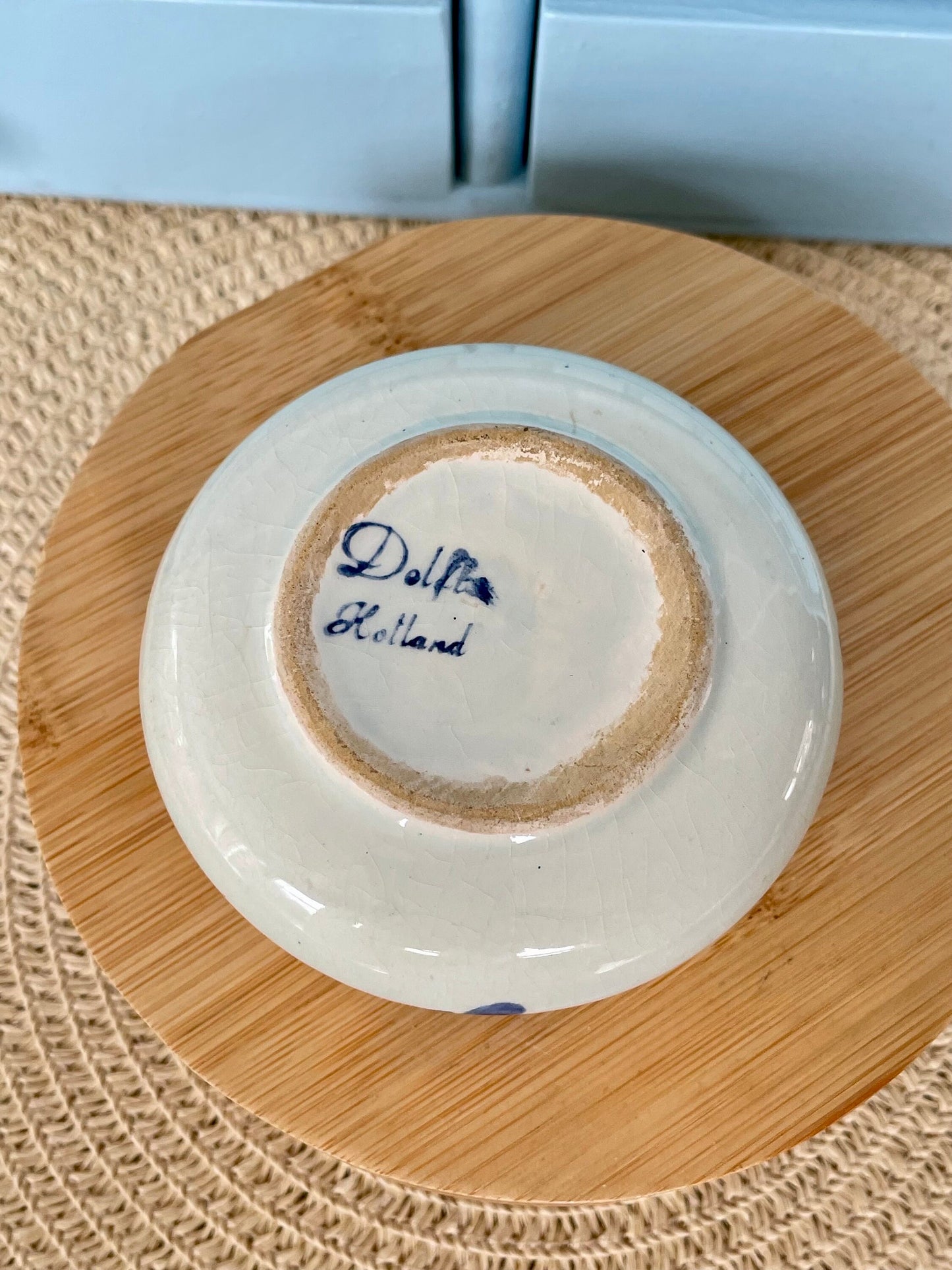 Beautiful Silver Plated Tea Strainer 'Delft Blauw', Previously Loved, Collectors Item, Vintage Gift, Porcelain Drip Bowl, Handpainted Delft