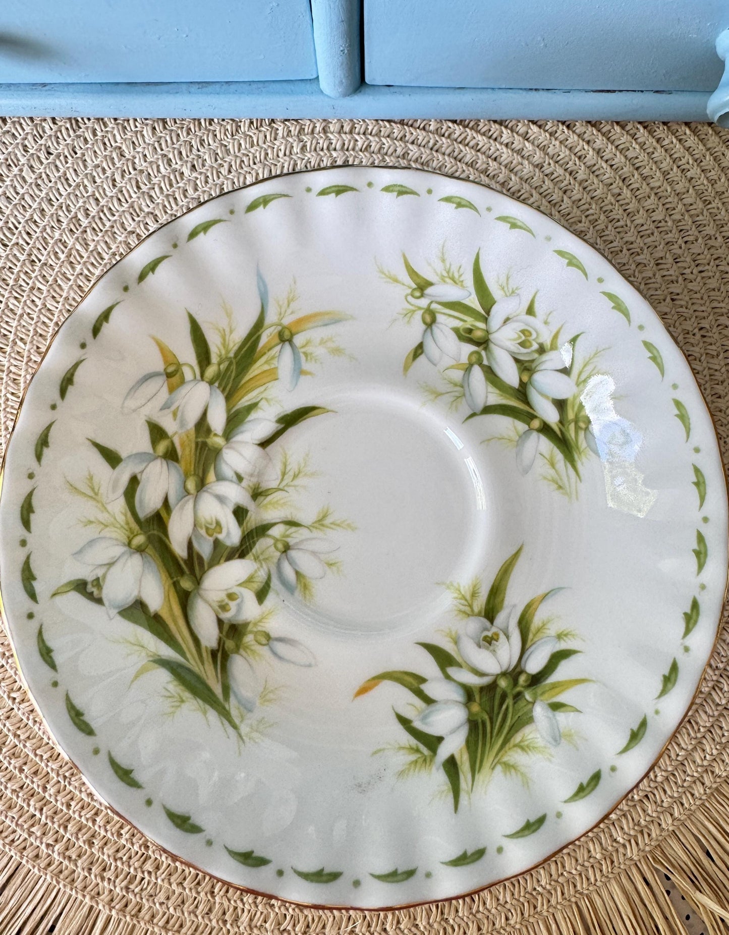 Vintage Royal Albert Flower Of The Month Male Sized Duo's Cup & Saucer, Fine Bone China, High Tea Party, Made in England, Sold Individually