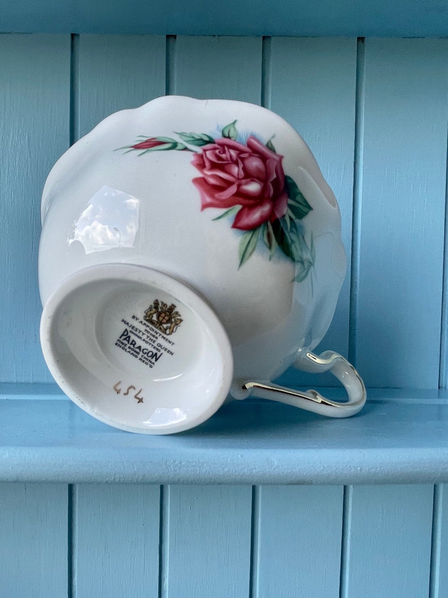 Very Rare Vintage Paragon 'Christian Dior' TeaCup And Saucer, Truly Unique find, Previously Loved, Special Edition, Christian Dior Signature