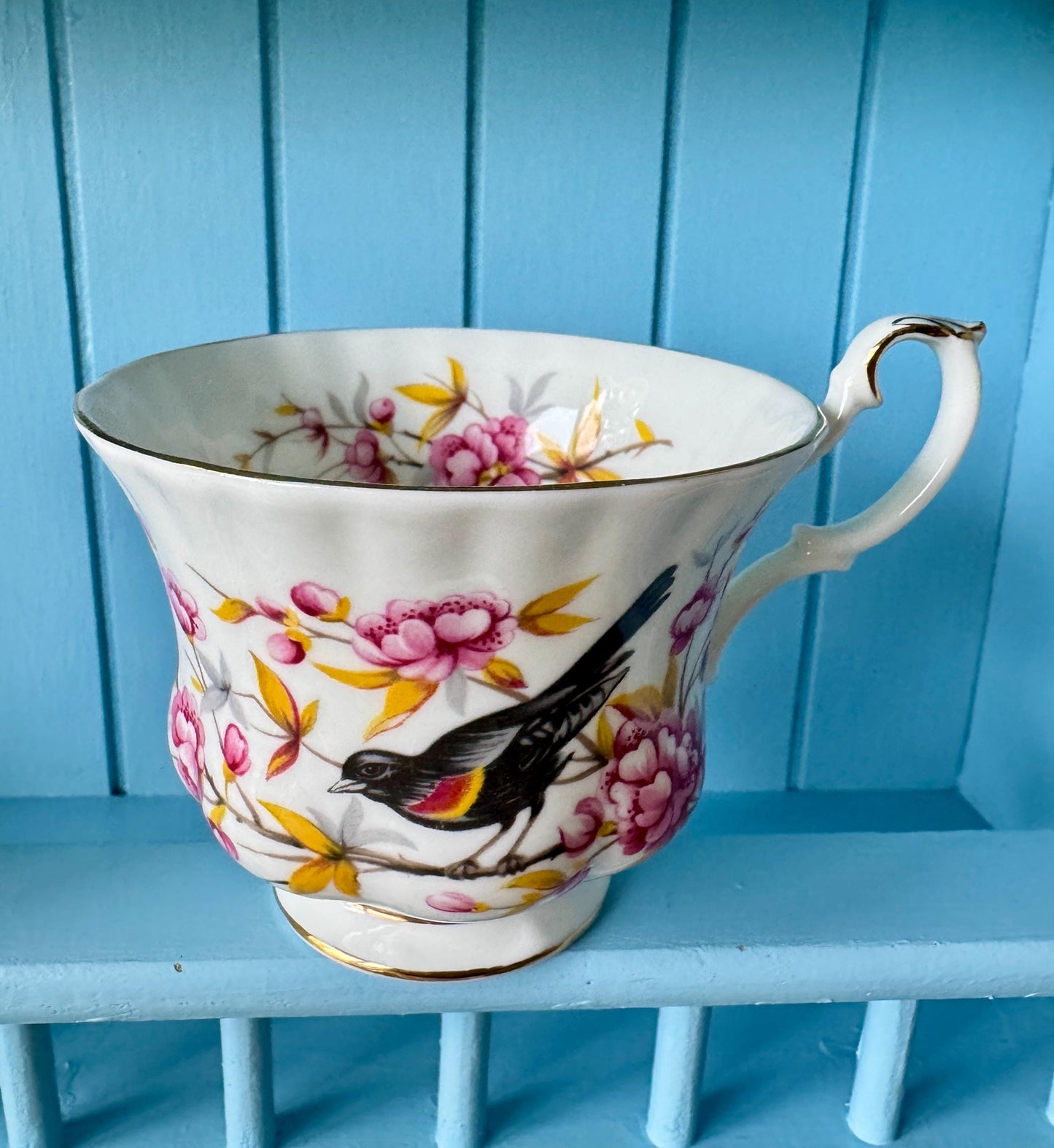 Vintage Royal Albert "Woodland Series" Different Sized Teacups & Saucers, Fine Bone China, Previously Loved Vintage, Sold Individually