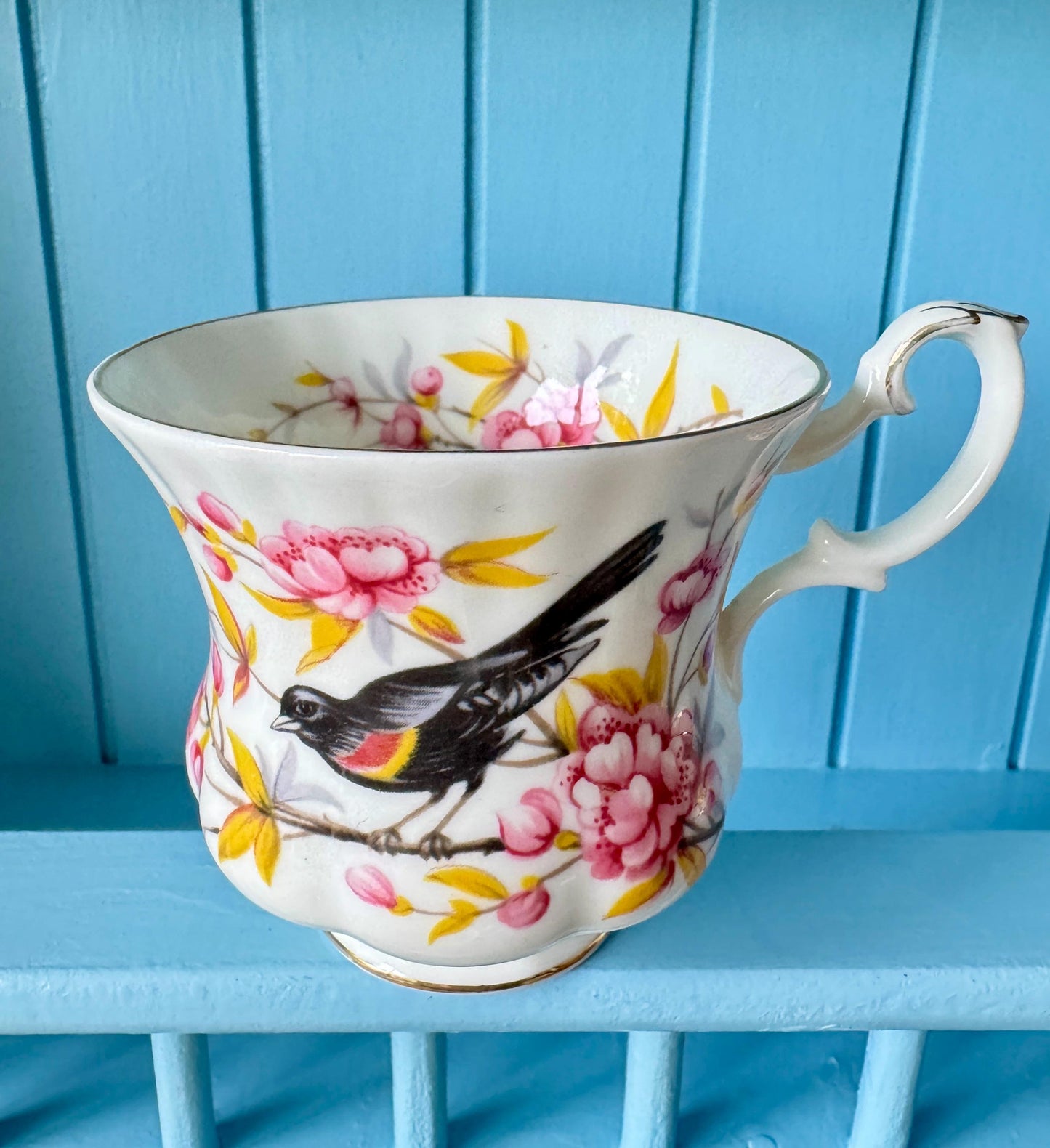 Vintage Royal Albert "Woodland Series" Different Sized Teacups & Saucers, Fine Bone China, Previously Loved Vintage, Sold Individually