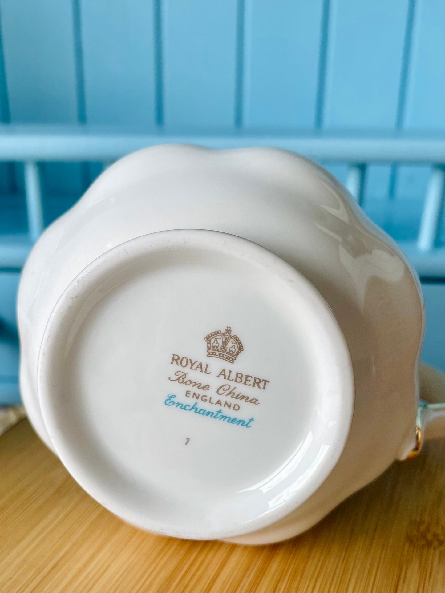 Hard To Find Vintage Royal Albert 'Enchantment' Large Sugar Jar & Large Creamer, Previously Loved, Rare Item, Highly Sought After, England