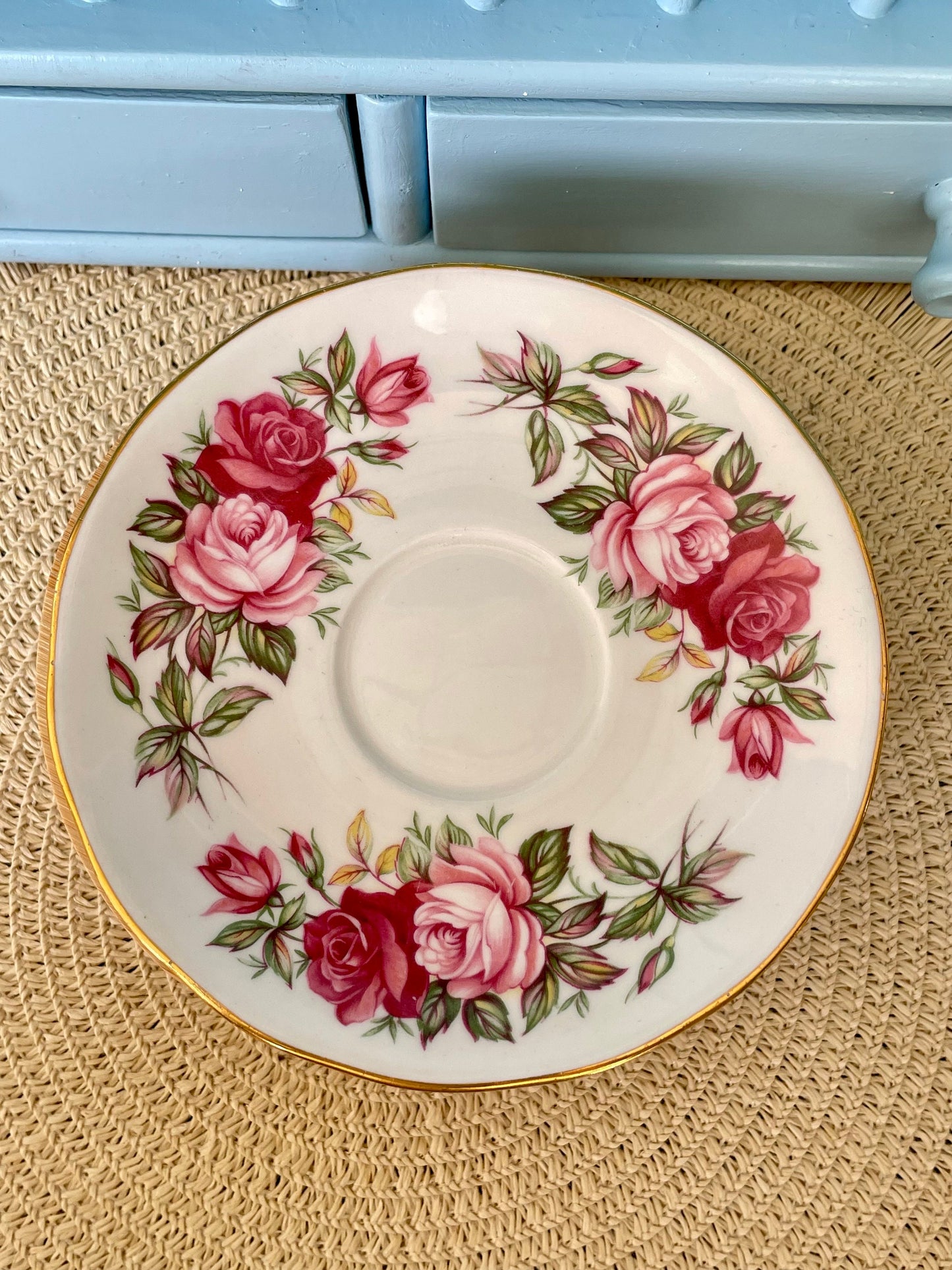 Vintage Queen Anne Cherry Blossom, Pink Floral Bone Tea Cup and Saucer, Antique English China, Previously Loved Vintage Cup, High-Tea Party
