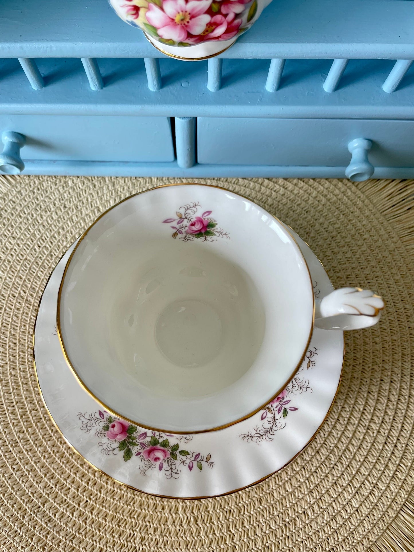 Vintage Royal Albert Lavender Rose, Male Sized TeaCup & Saucer, Fine Bone China, Made In England, HighTea Party, Previously Loved Tea Cup.
