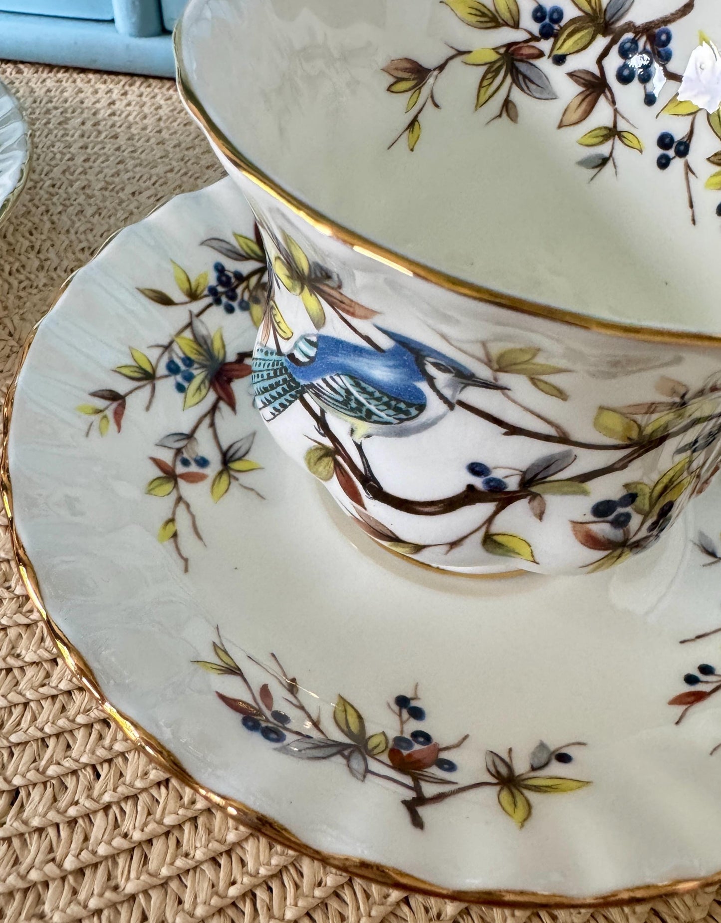 Vintage Royal Albert "Woodland Series" Different Sized Teacups & Saucers, Fine Bone China, Previously Loved Vintage, Sold Individually