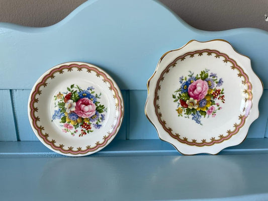 Vintage Royal Albert "Lady Carlyle" Tea Bag Dish