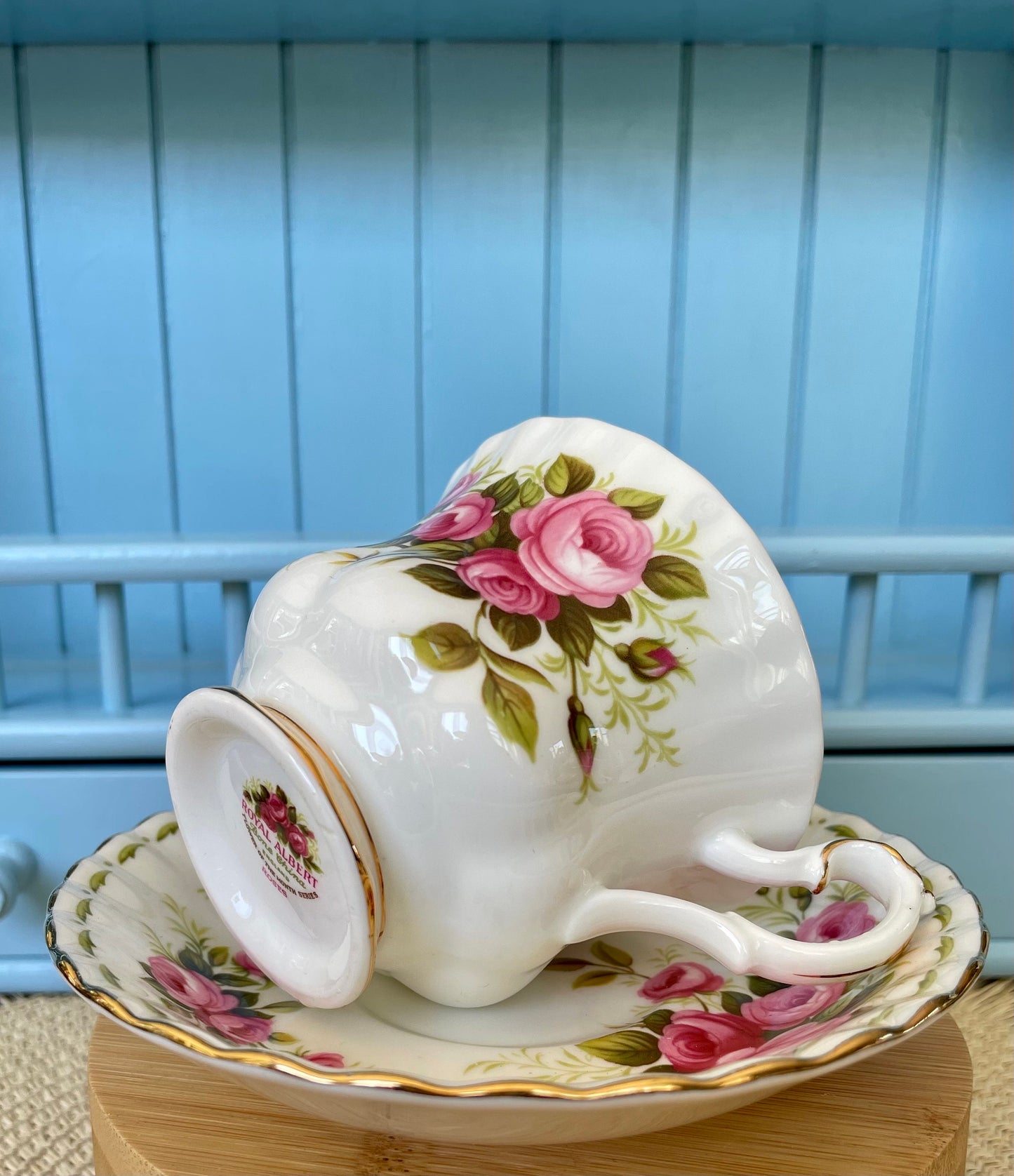 Vintage Royal Albert Flower Of The Month Male Duo
