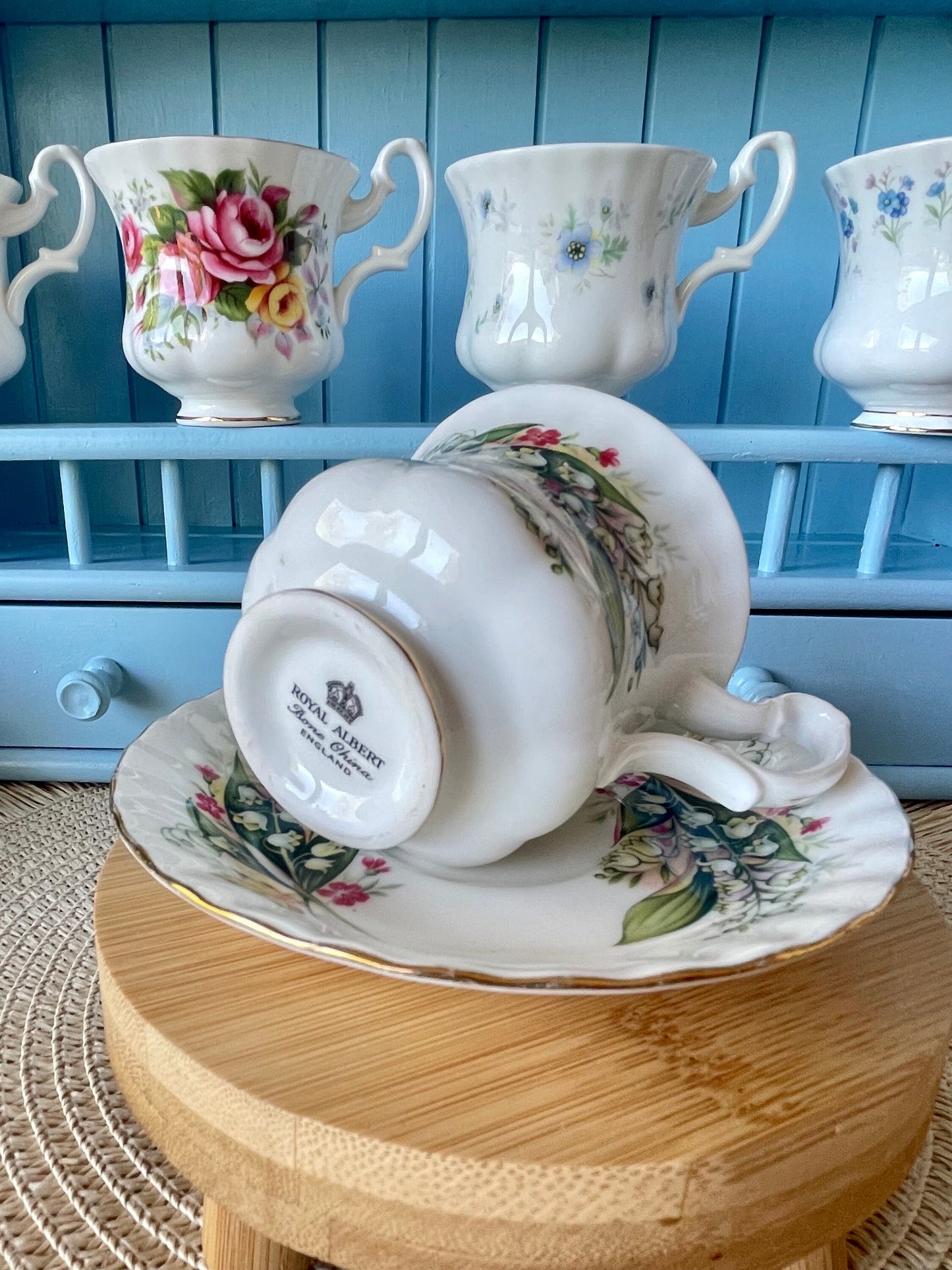 Vintage Royal Albert Lily of the Valley Coffee Cup & Saucer