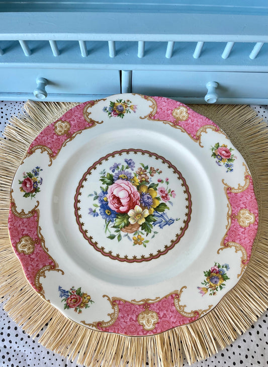 Vintage Royal Albert 'Lady Carlyle' Dinner Sized Plates