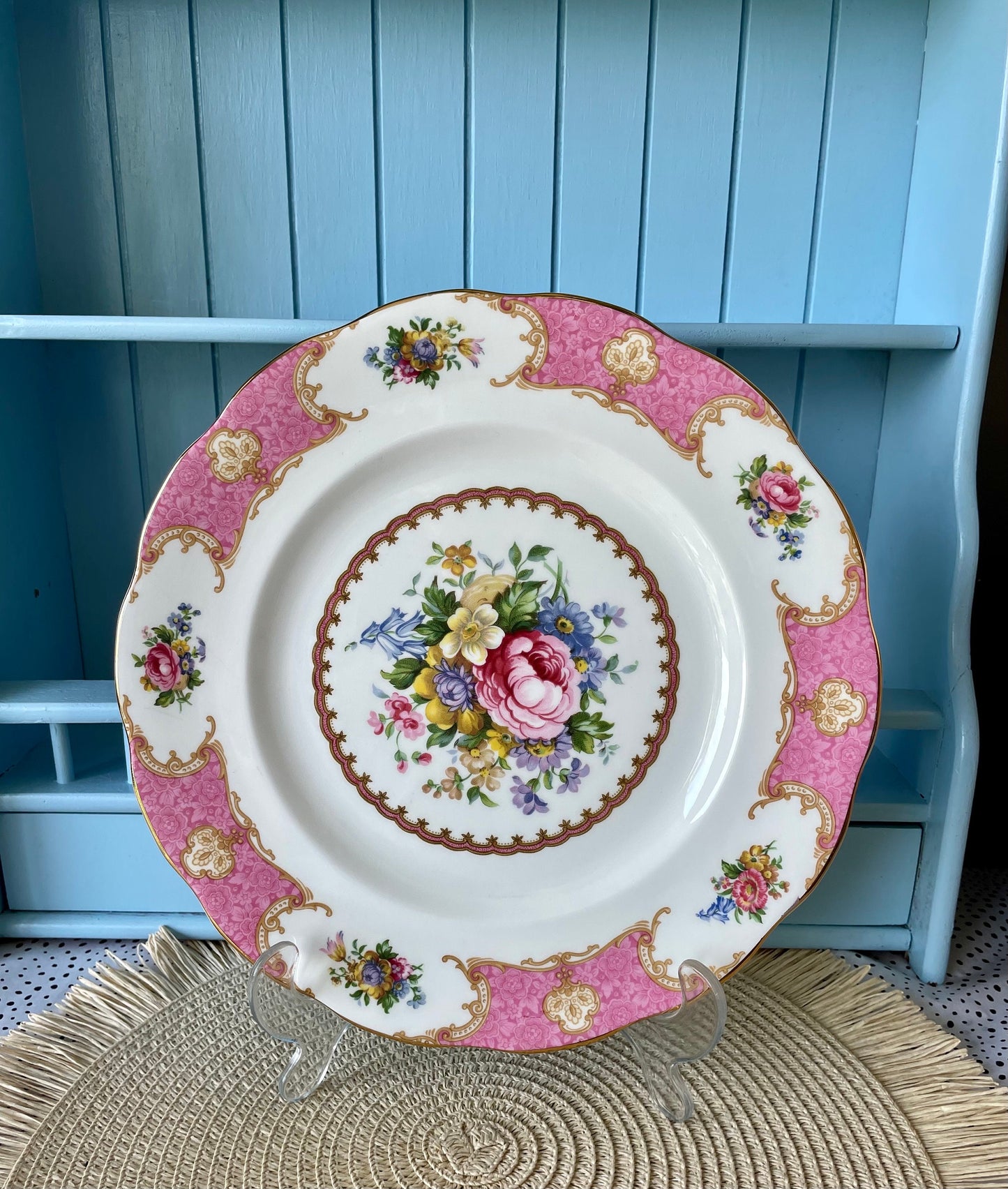 Vintage Royal Albert 'Lady Carlyle' Dinner Sized Plates