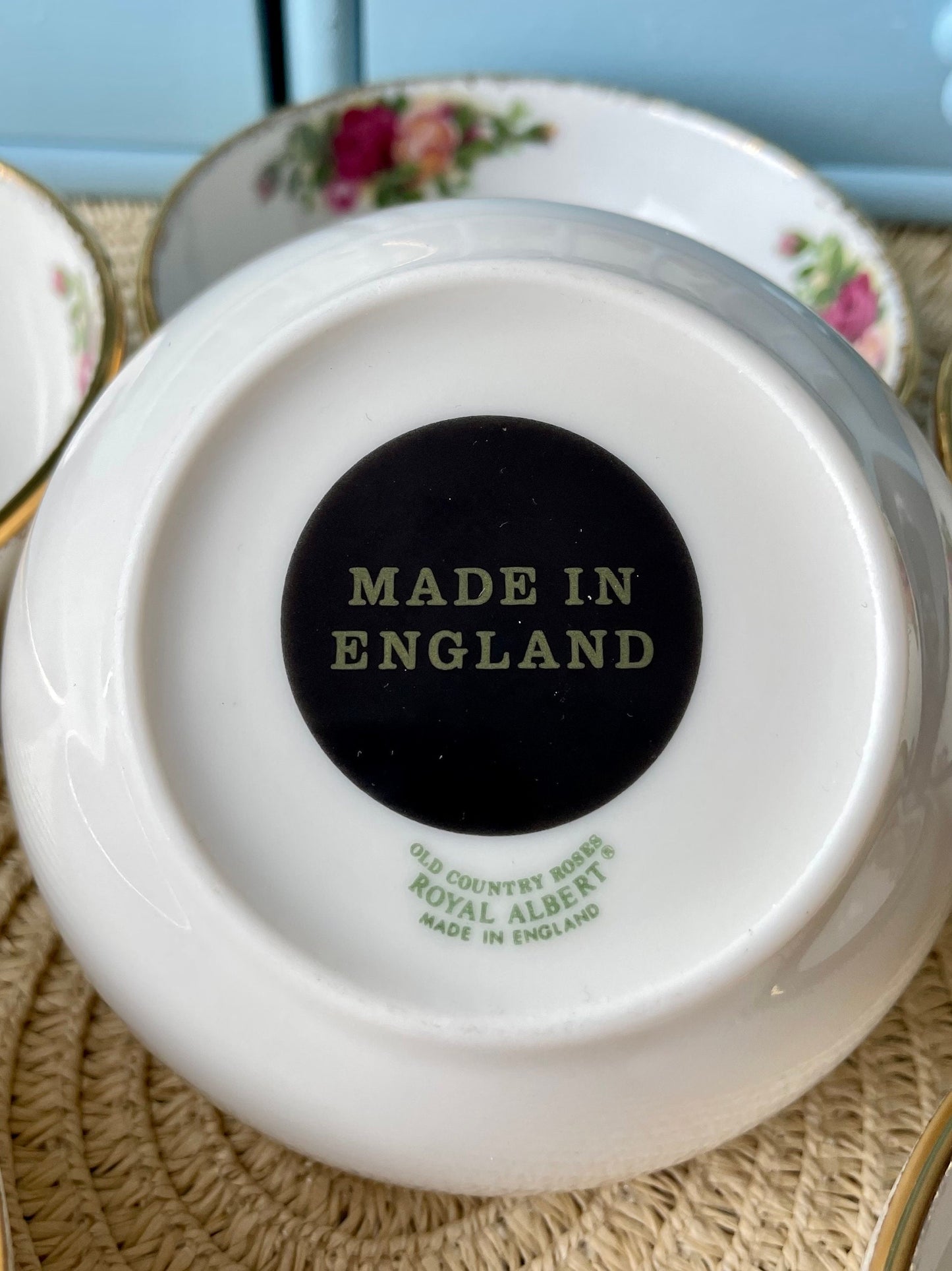 Vintage Royal Albert Old Country Roses, Concorde Fruit,Salade Bowls