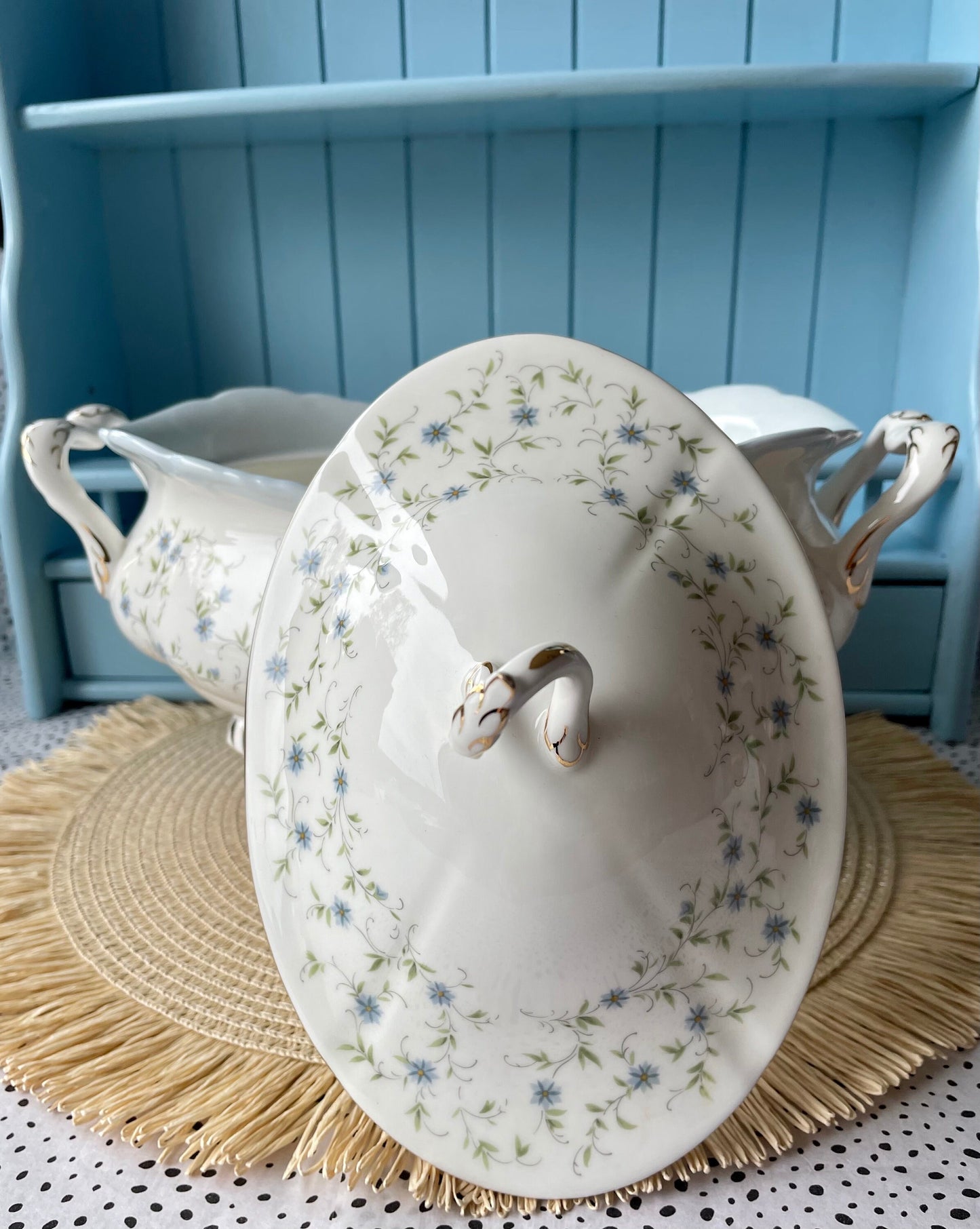 Pretty Vintage Royal Albert "Caroline" Serving Dish