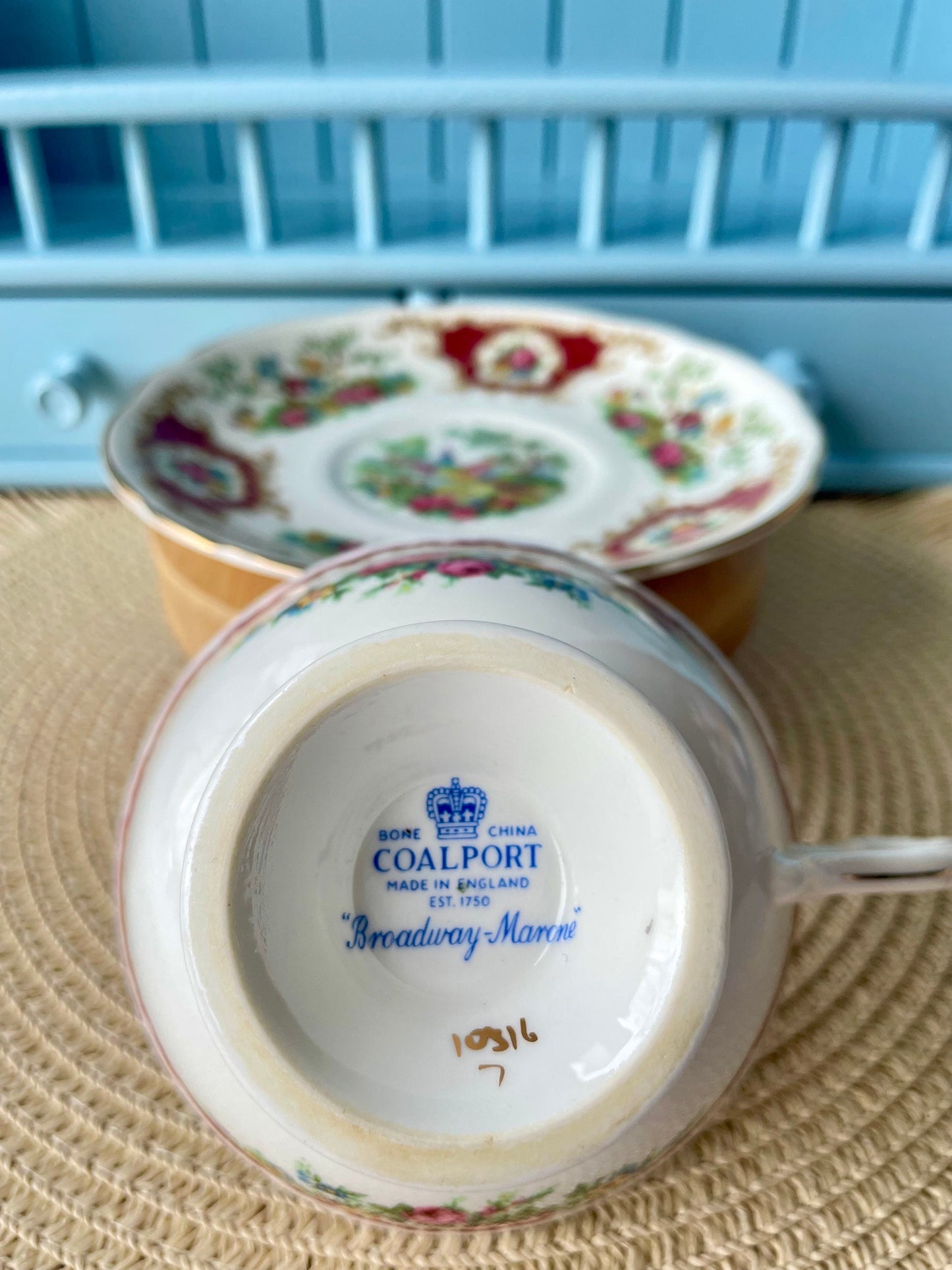 Vintage Coalport Bone China Teacup and Saucer