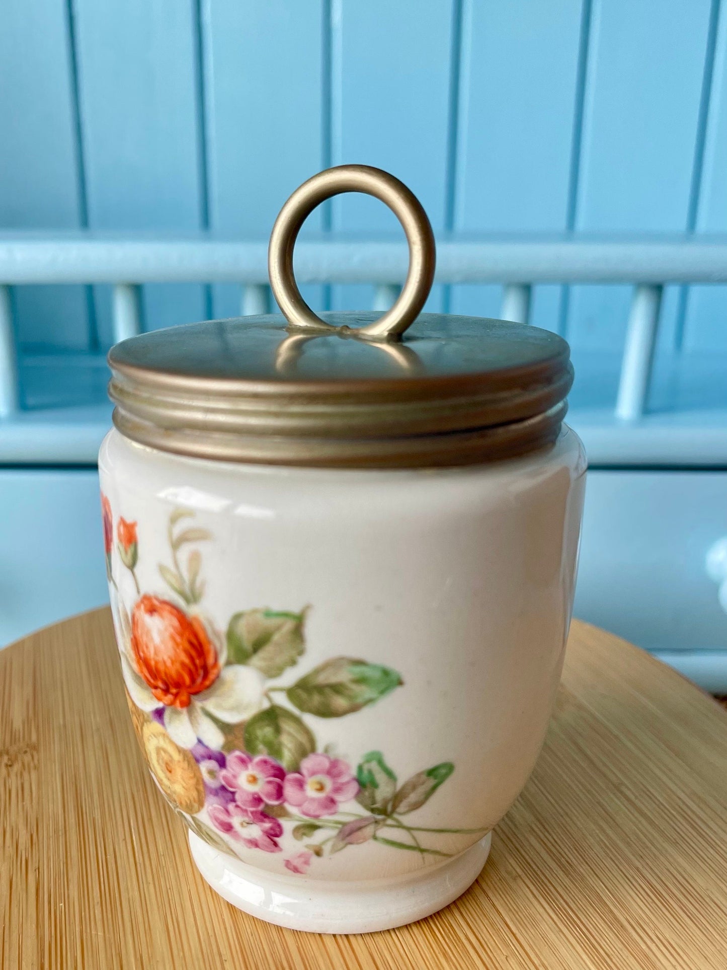 Antique Royal Worcester Egg Coddler: Made in 1910 a Delightf