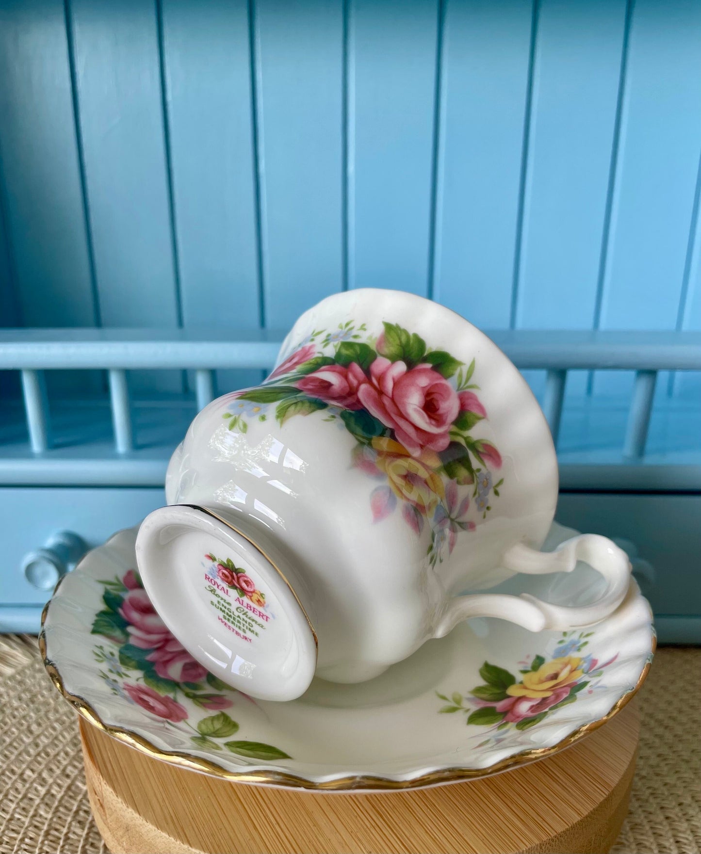 Vintage Royal Albert Summertime Series Gentleman Size TeaCup