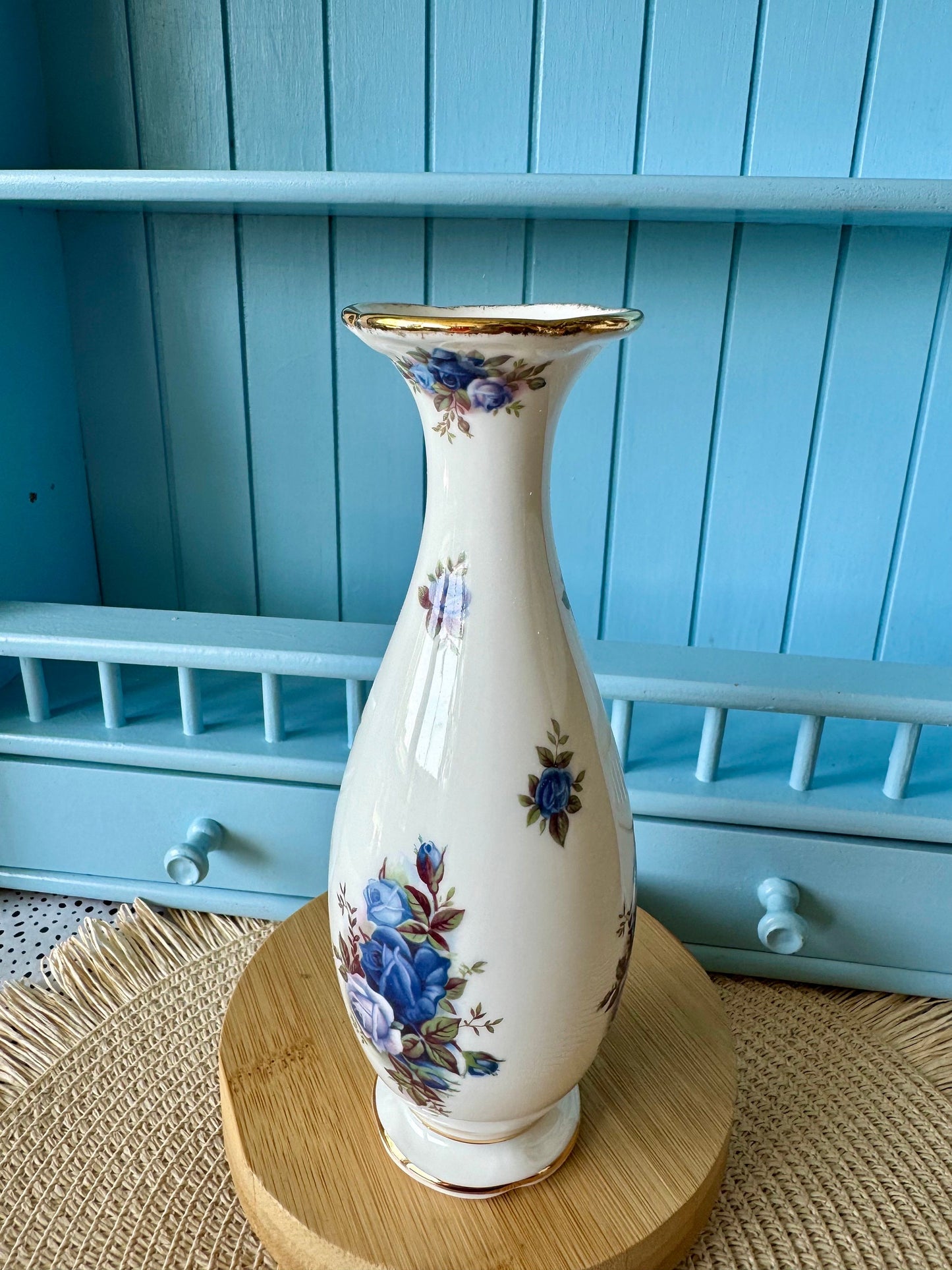 Vintage Royal Albert Moonlight Rose Vase