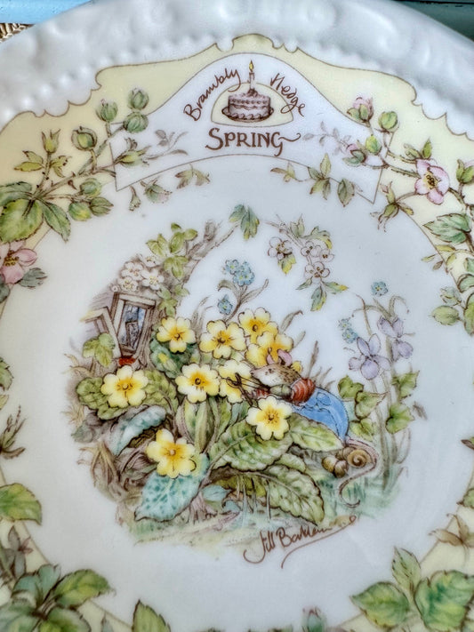Vintage Royal Doulton "Brambly Hedge" Spring Petit Fours