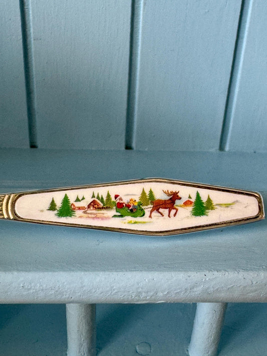 Vintage H.C.U Silver Plated "Christmas" Forks