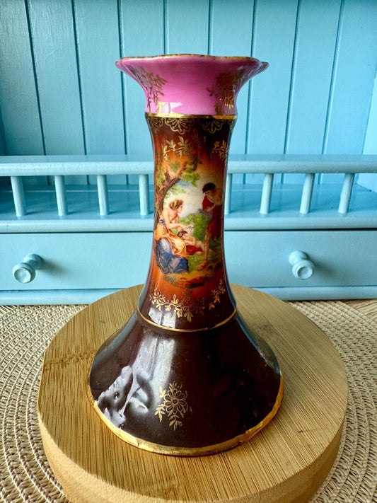 Vintage P.M Moschendorf Bavaria Candle Holder