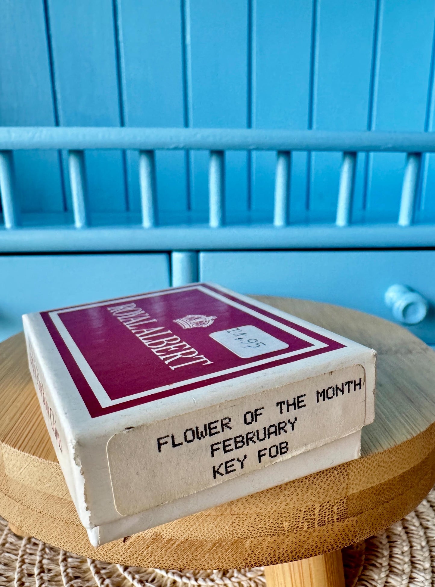 Rare Find Vintage Royal Albert 'Flower of the Month' Golden