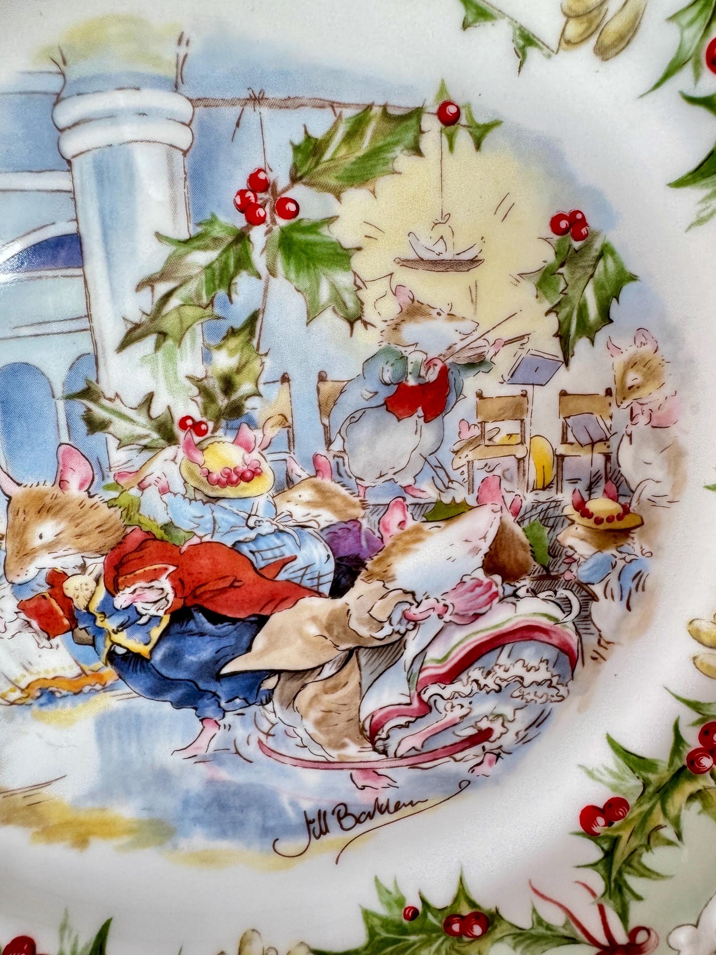 Vintage Royal Doulton "Brambly Hedge" ~ 'The Snow Ball' Plat