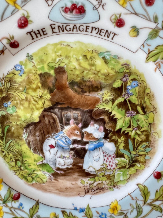Vintage Royal Doulton "Brambly Hedge" ~ The Engagement Plat