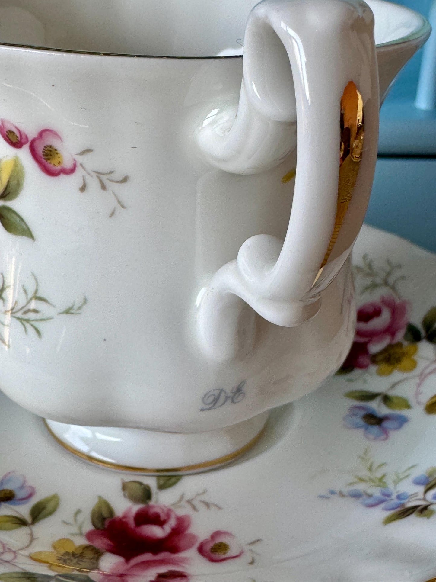 Vintage Royal Albert Tenderness Demitasse Cup & Saucer