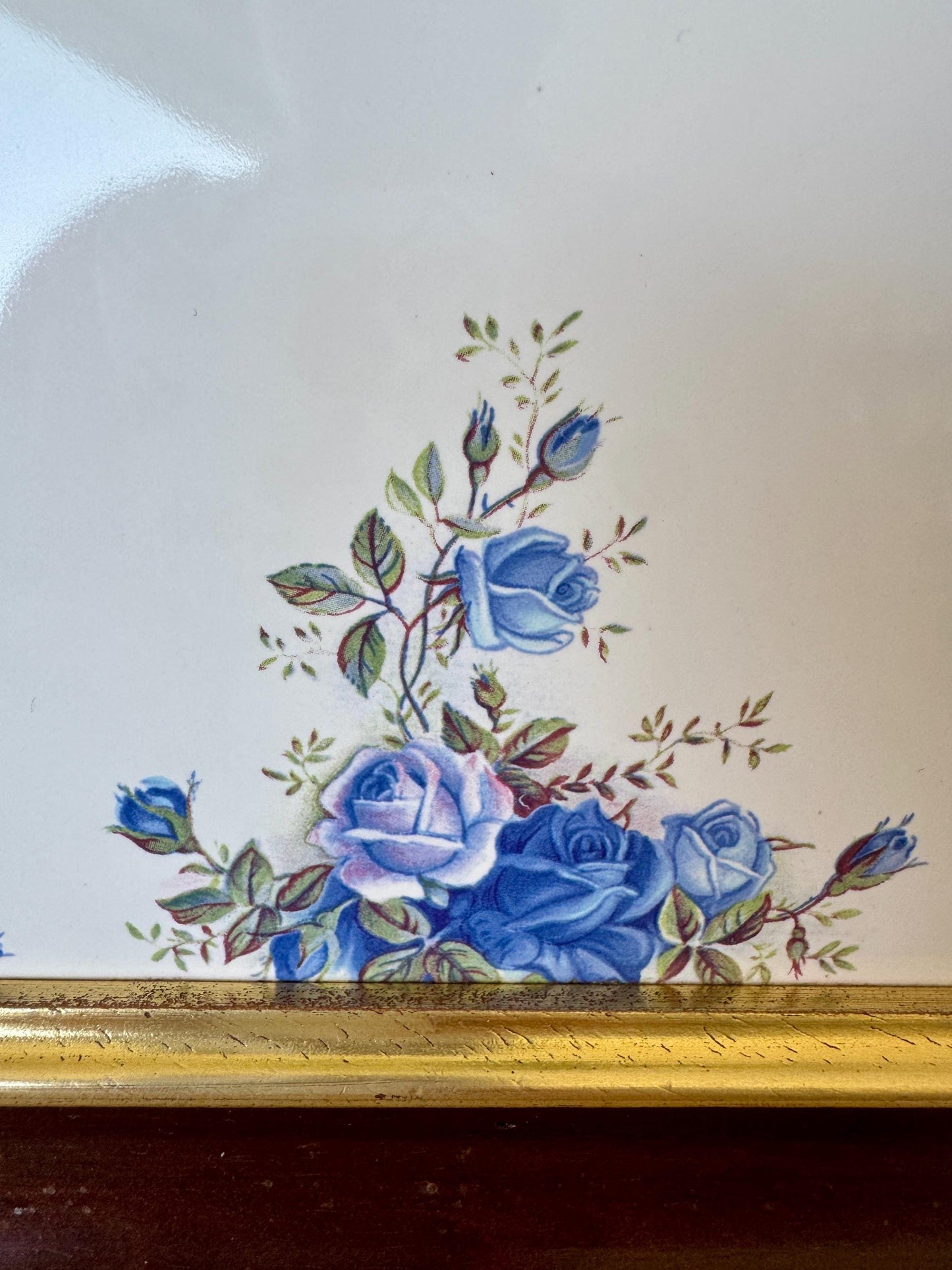 RARE Vintage Moonlight Rose Serving Tray for Tea Lovers