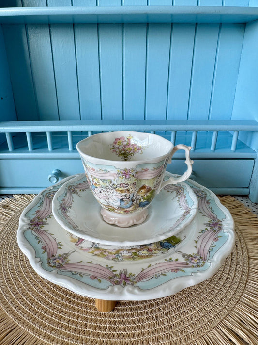 Vintage Royal Doulton "Brambly Hedge" The Wedding Trio