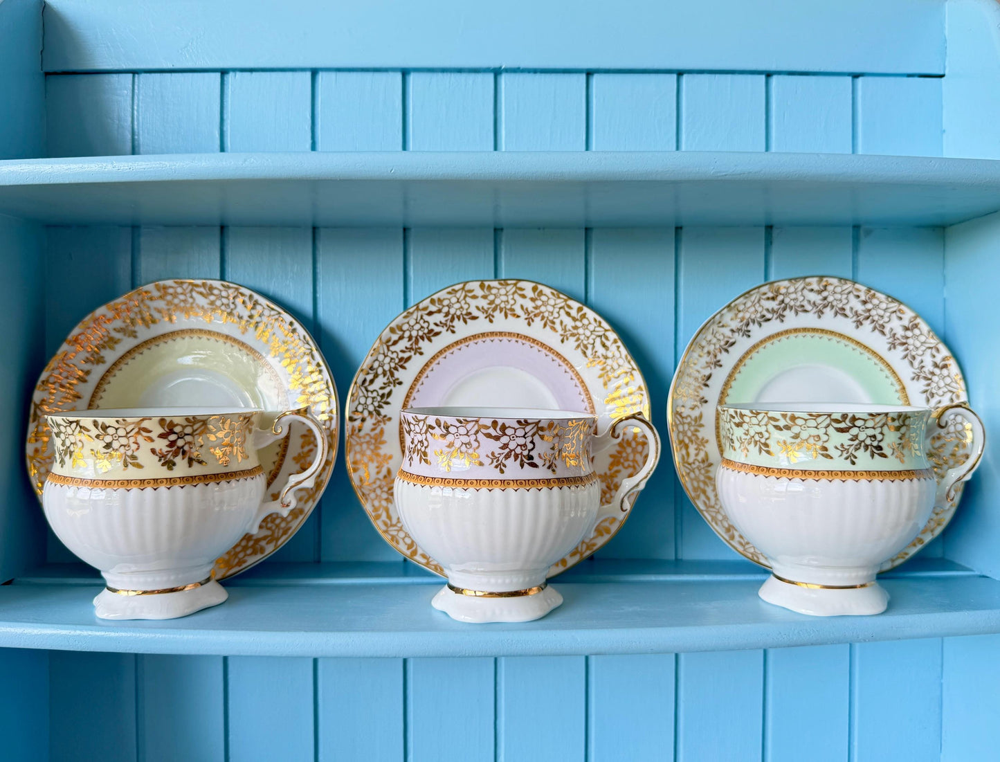 Vintage Elizabethan Fine Bone China Tea Cup and Saucer - Yel