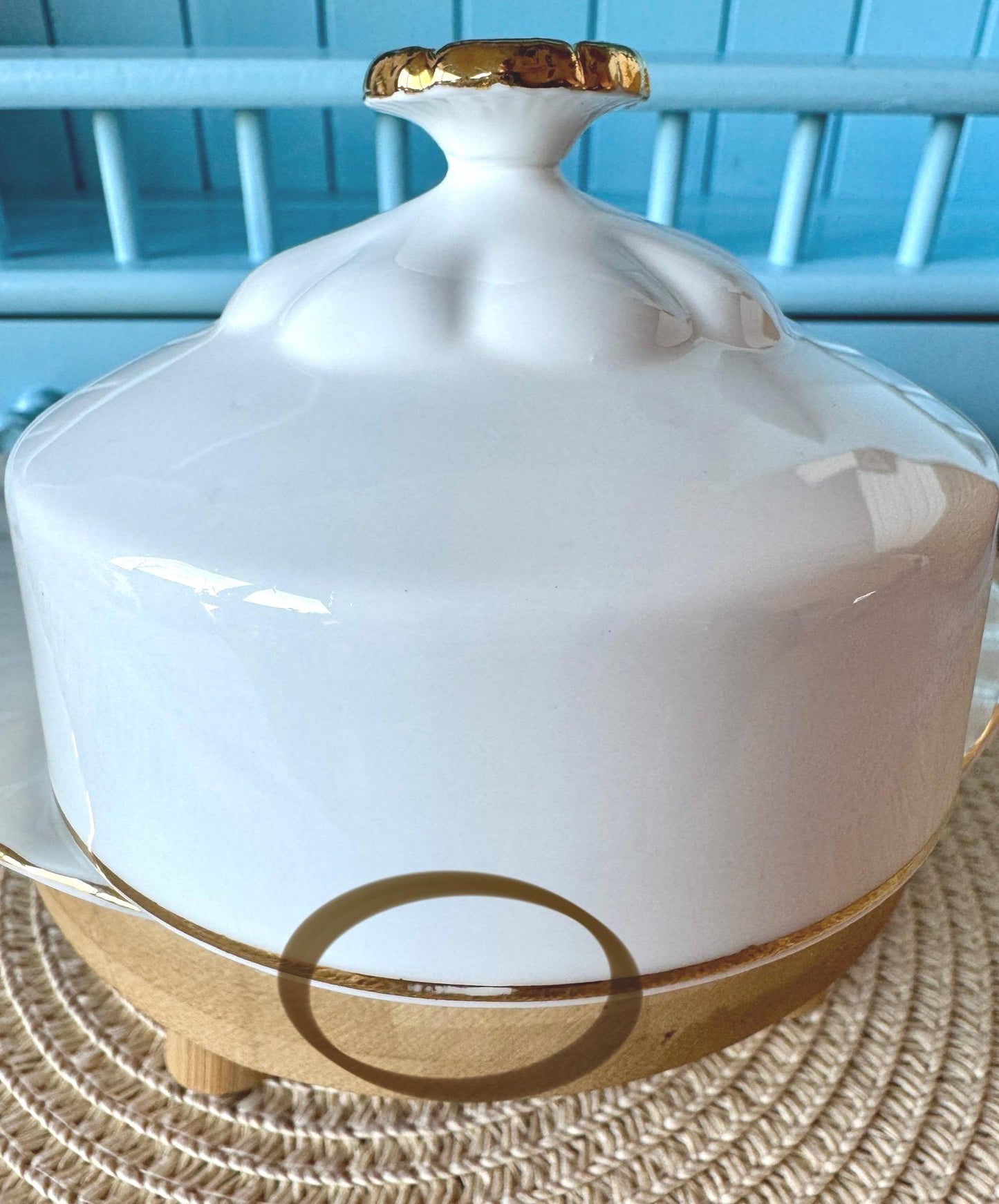 Vintage Royal Albert "Val D'Or" Butter Dish