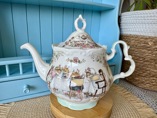 REPAIRED LID Vintage Royal Doulton 'Tea Service' TeaPot