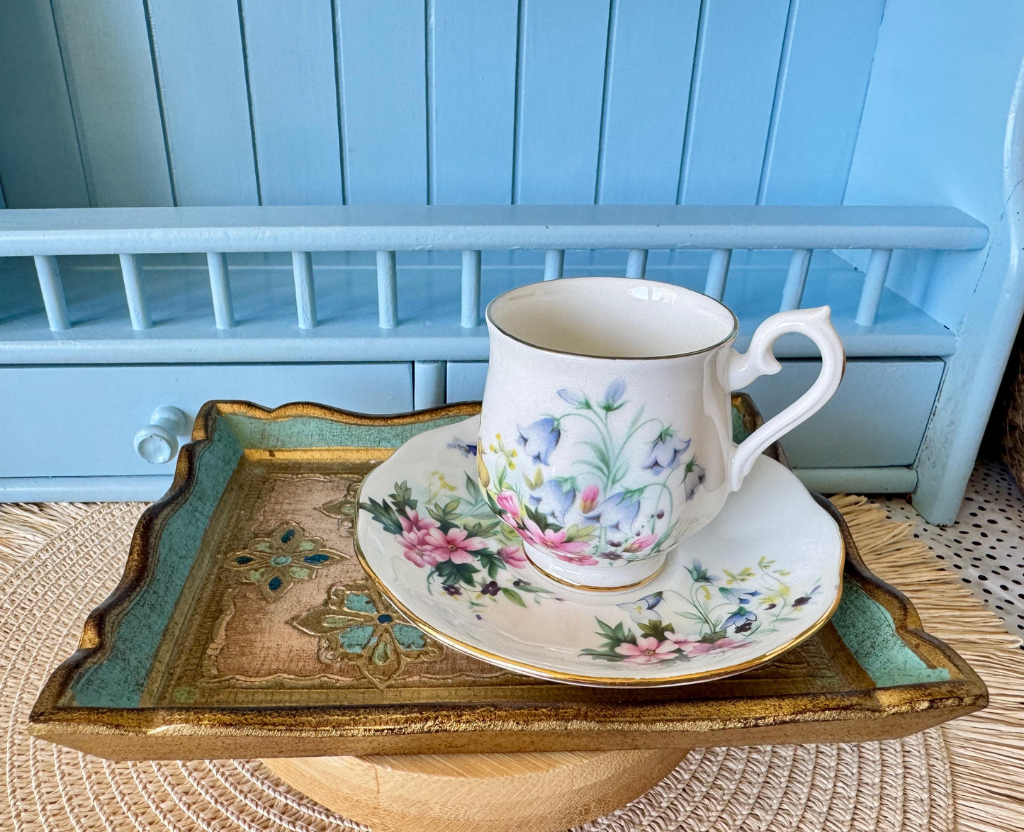 Vintage MASI Italian Gilt Tray