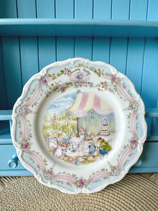 Vintage Royal Doulton "Brambly Hedge" The Wedding Plate
