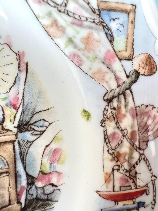 Vintage Royal Doulton "Brambly Hedge" Rigging The Boat Plate