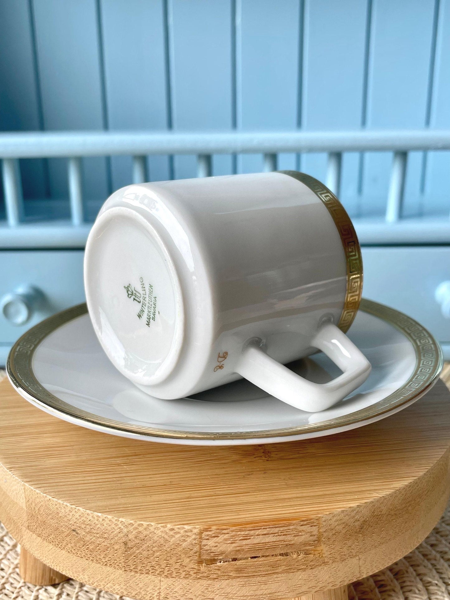 Vintage Heavy Gold Winterling Marktleuthen Bavaria TeaCup &