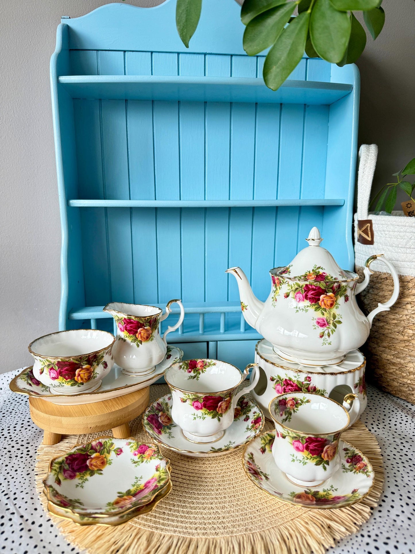 Vintage Royal Albert "Old Country Roses" Different Sized TeaCups, Male, Demitasse, Creamer Set,Teapot,Bone China, Previously Loved, England