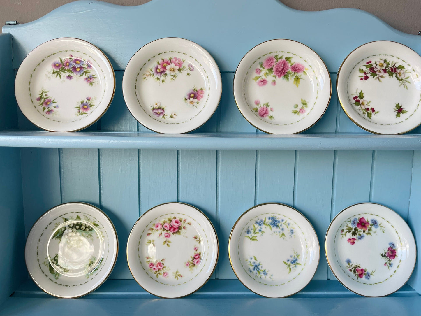 Very Nice Vintage Royal Albert Flower Of The Month BonBon Dish, TeaTip, Bone China, Sold Individually, Perfect Gift, Jan ~ Dec, Made England