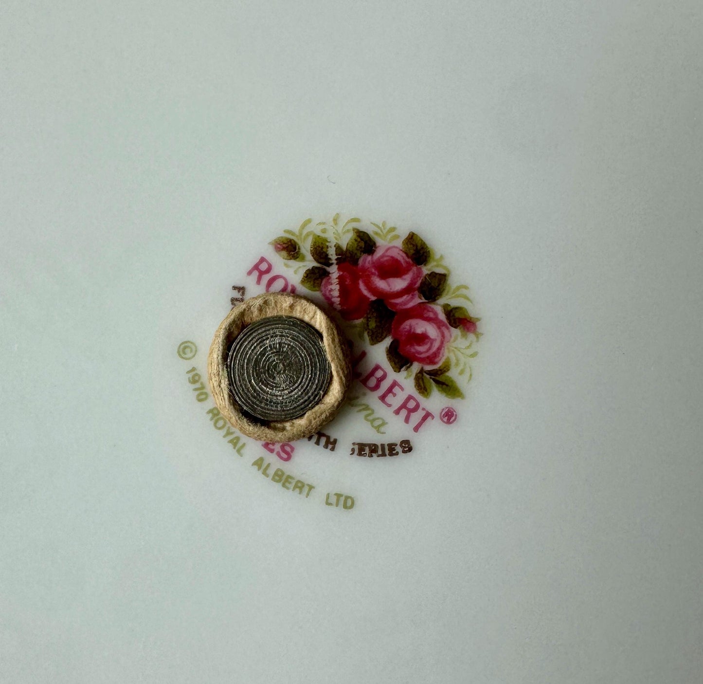 Vintage Royal Albert "Flower Of The Month" June, 1 Tier Cake Stand, Bone China, 27 cm Plate, Previously Loved, High-Tea Party, Gift