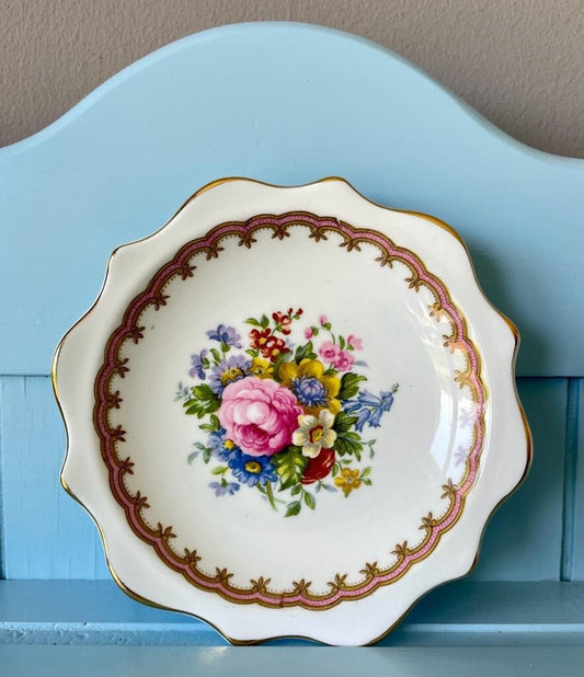 Vintage Royal Albert 'Lady Carlyle' Small Dishes, Dessert, Candy Dishes, Petit Four Dish, Bonbon Dish, Previously Loved, Pink Decor, England