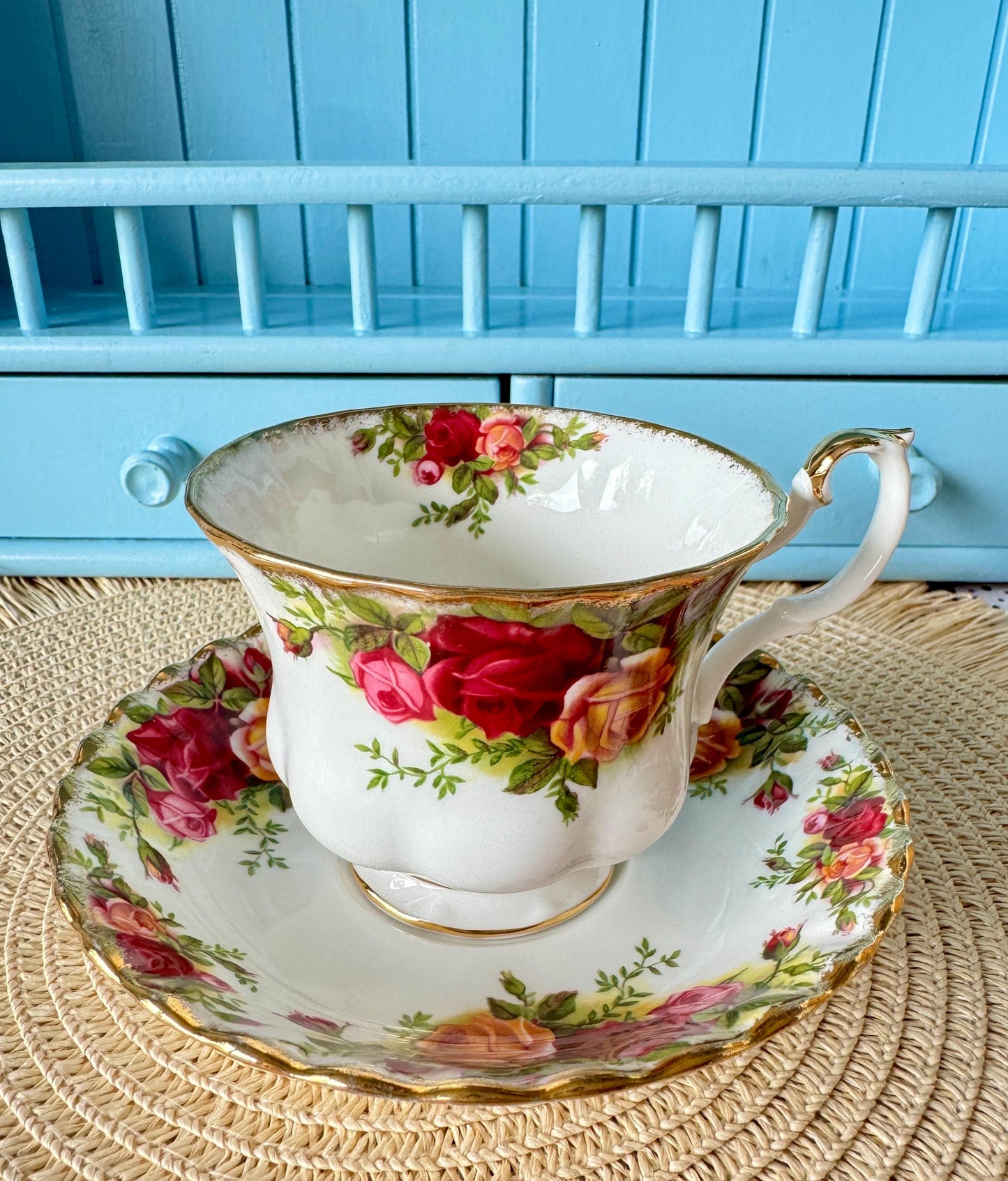 Vintage Royal Albert "Old Country Roses" Different Sized TeaCups, Male, Demitasse, Creamer Set,Teapot,Bone China, Previously Loved, England