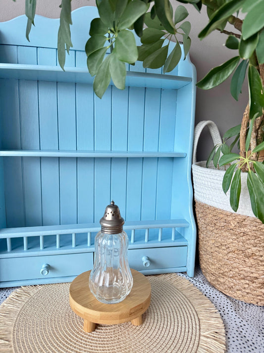 Beautiful Vintage Silver Plated Sugar Shaker, Glass Jar, Sugar Jar, Made in England, Previously Loved, Collectors Item, Lovely Table Decor