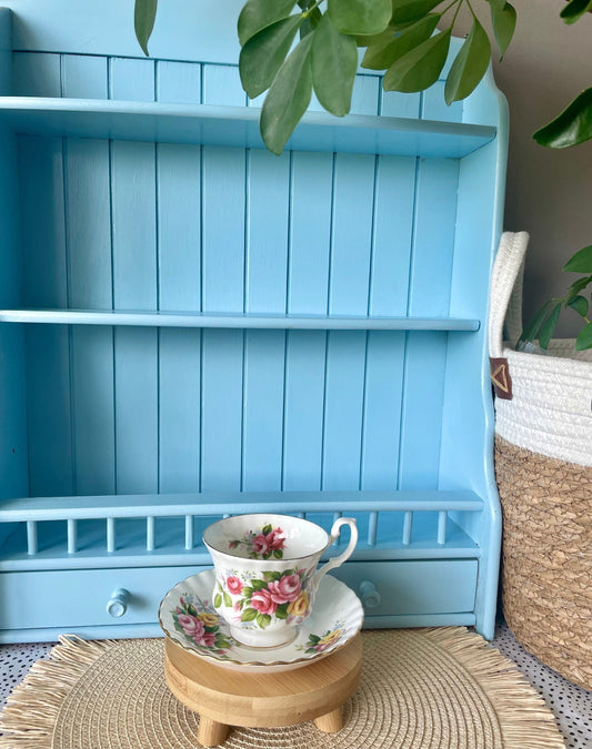 Vintage Royal Albert Summertime Series Gentleman Size TeaCup & Saucer, Bone China, Pink Yellow Roses Decor, Previously Loved, Made England