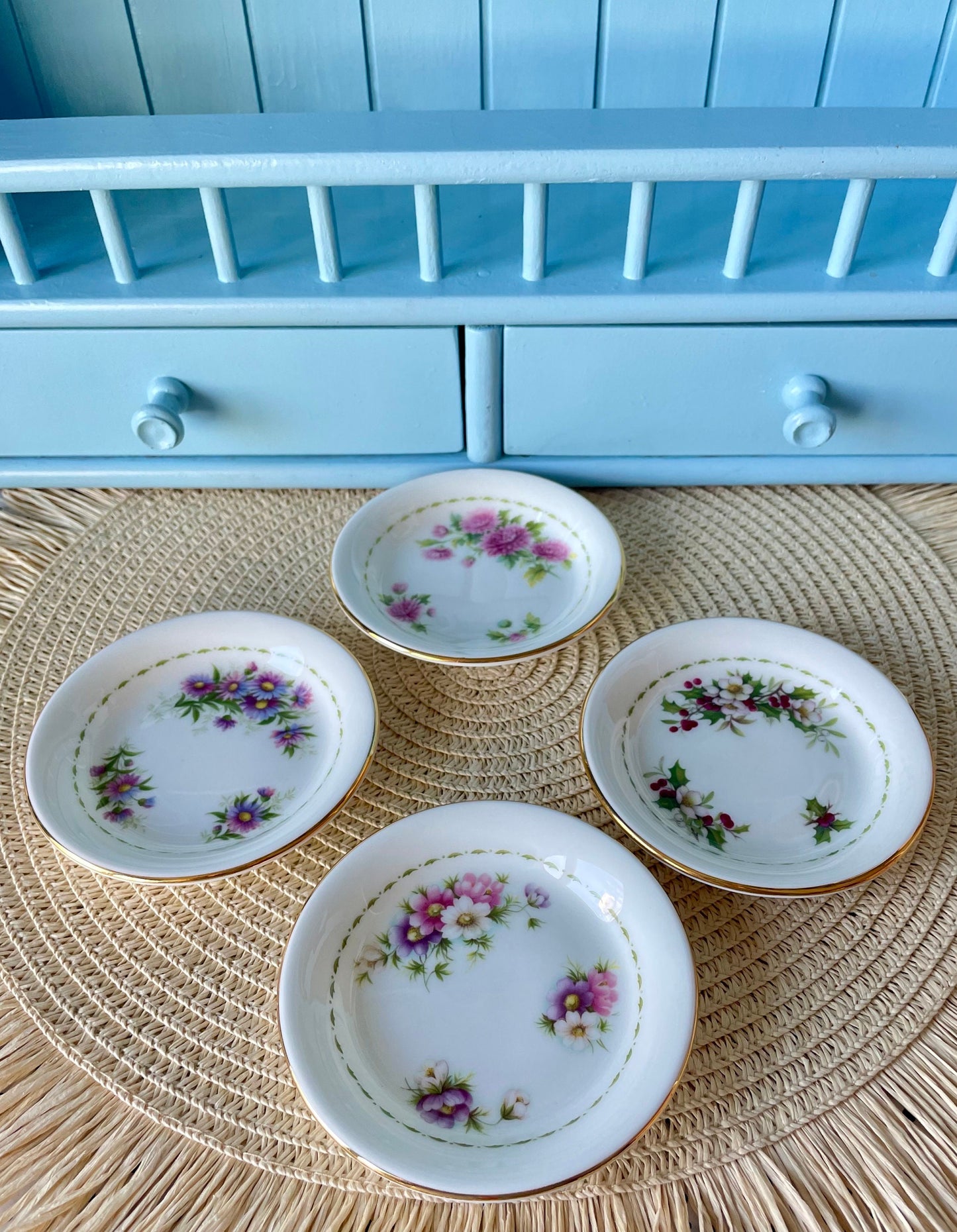 Very Nice Vintage Royal Albert Flower Of The Month BonBon Dish, TeaTip, Bone China, Sold Individually, Perfect Gift, Jan ~ Dec, Made England