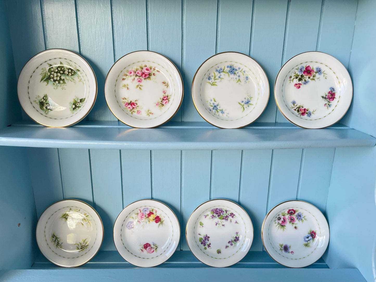 Very Nice Vintage Royal Albert Flower Of The Month BonBon Dish, TeaTip, Bone China, Sold Individually, Perfect Gift, Jan ~ Dec, Made England